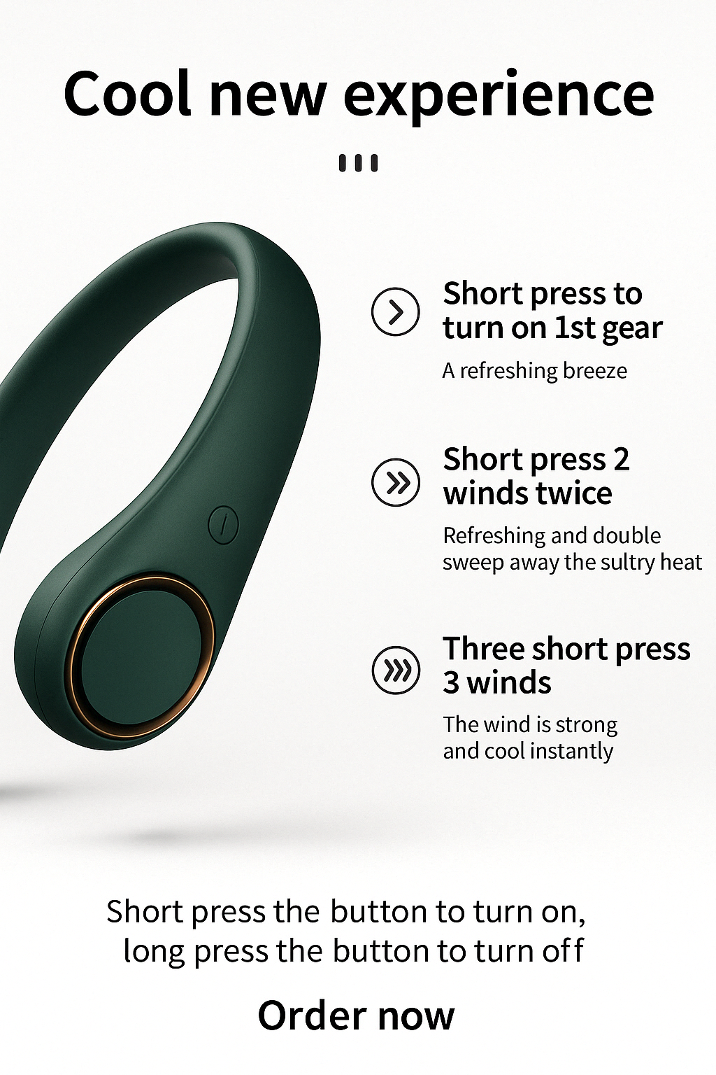 Neck Breeze™ - AC on your neck. Wherever you go.