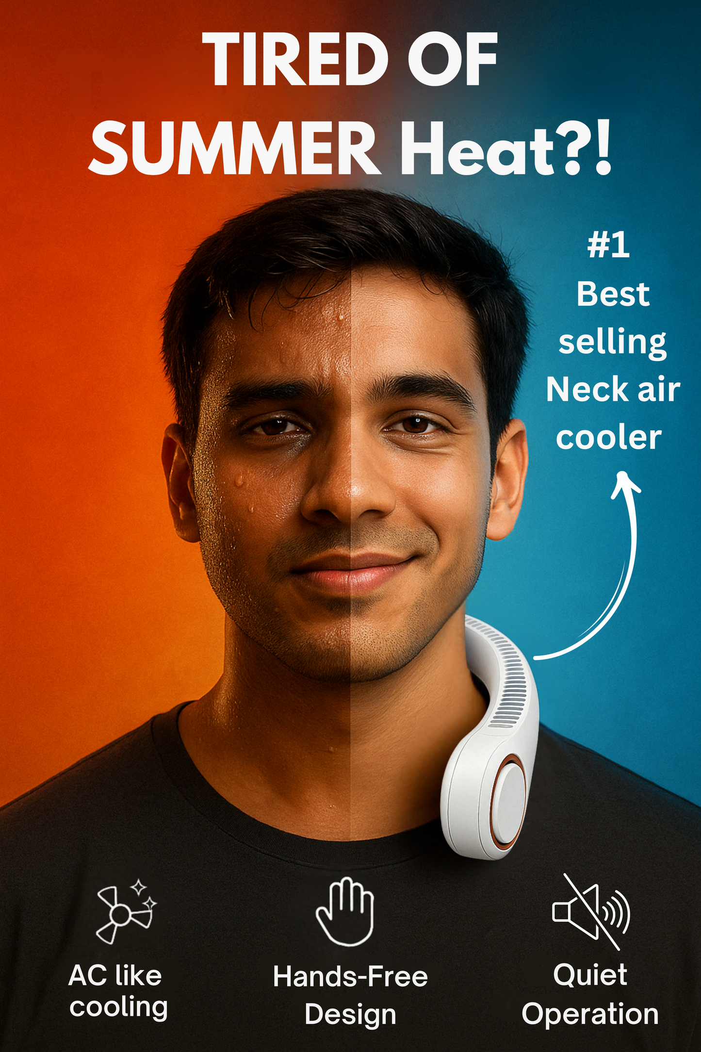 Neck Breeze™ - AC on your neck. Wherever you go.