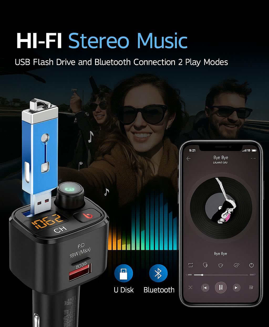 RapidLink™ Fast Charger & FM Transmitter