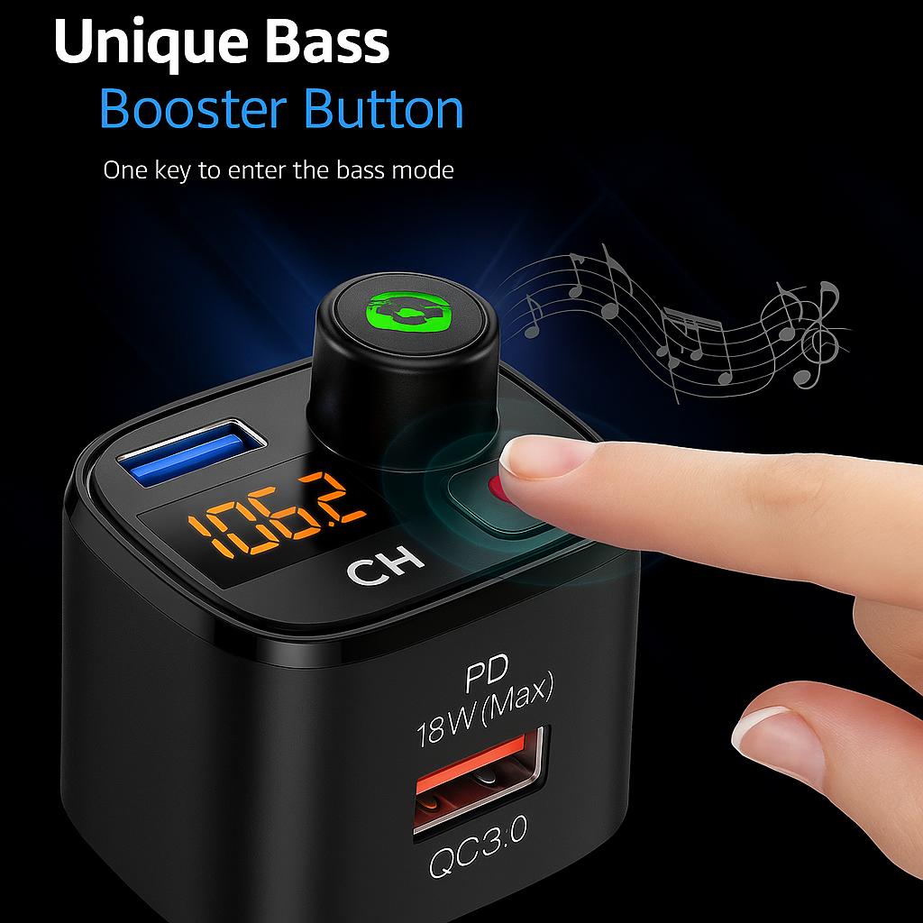 RapidLink™ Fast Charger & FM Transmitter